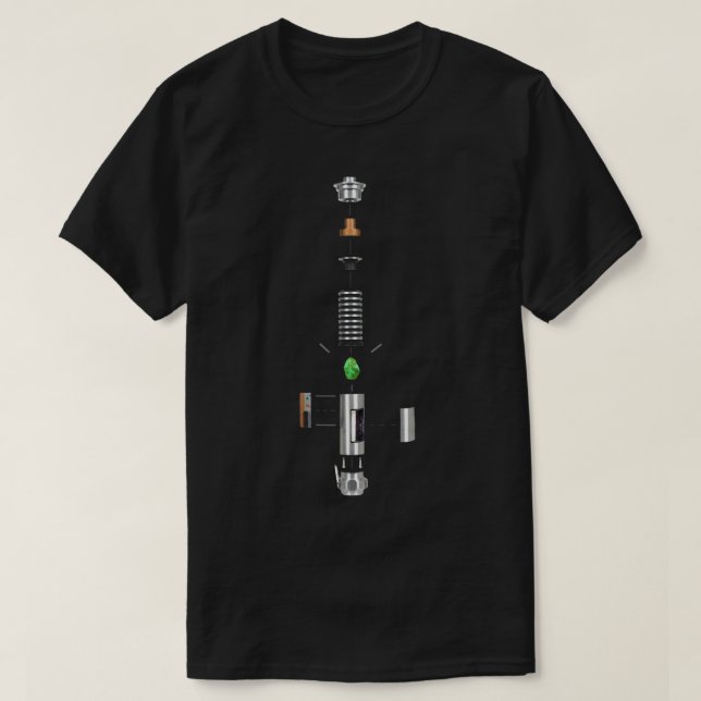 Camiseta Lightsaber Cross-section Essential T-Shirt (Diseño del anverso)