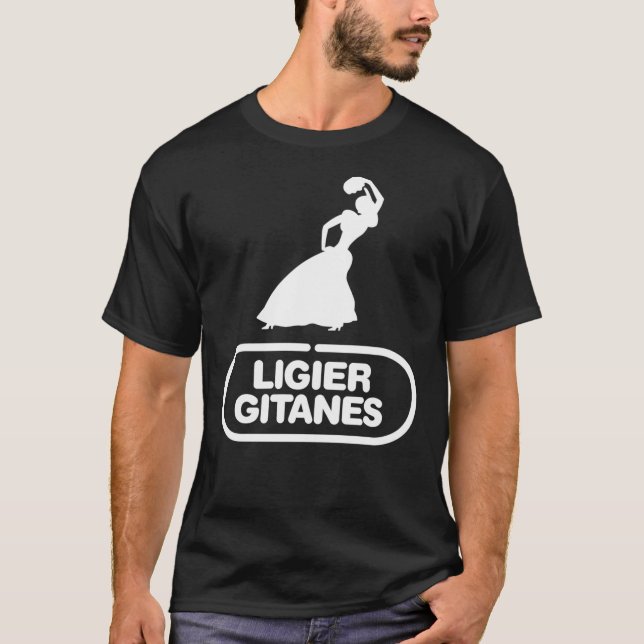 Camiseta Ligier Gitanes F1 team logo 1975-1980 &x27;Gypsy d (Anverso)