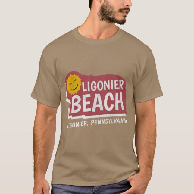 Camiseta Ligonier Beach - Ligonier, PA (Anverso)