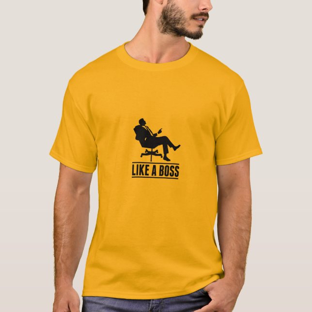 Camiseta Like a boss (Anverso)