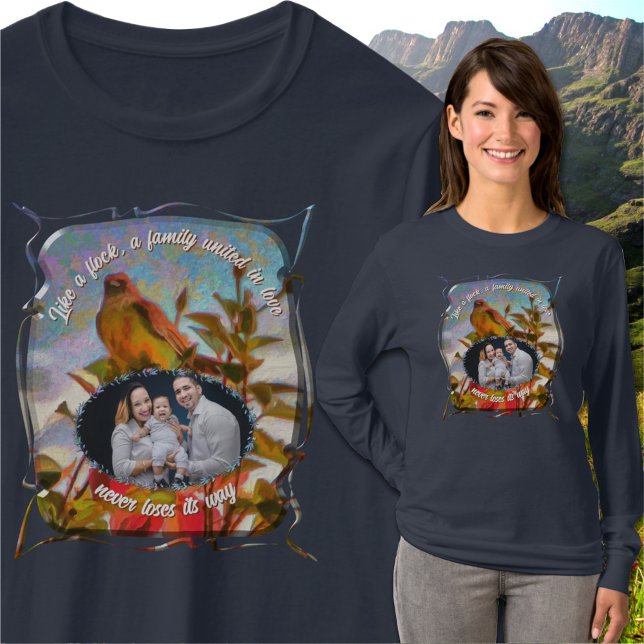 Camiseta Like a flock, a family united in love 2338  (Subido por el creador)
