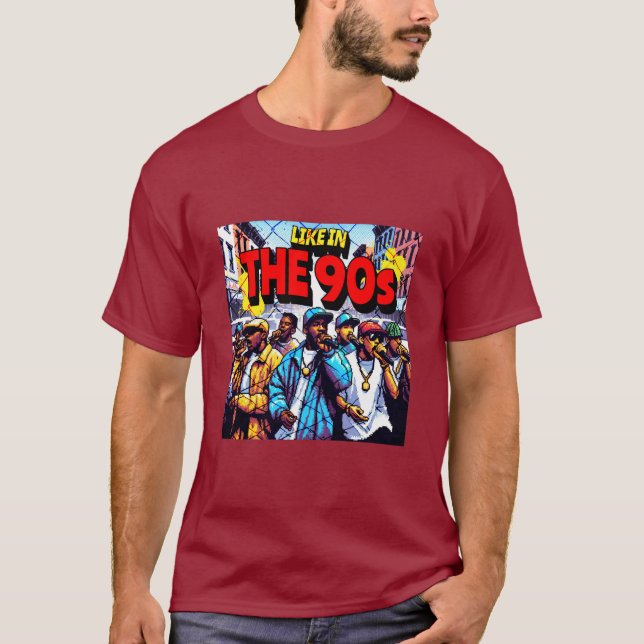 Camiseta Like in the 90s Rap (Anverso)