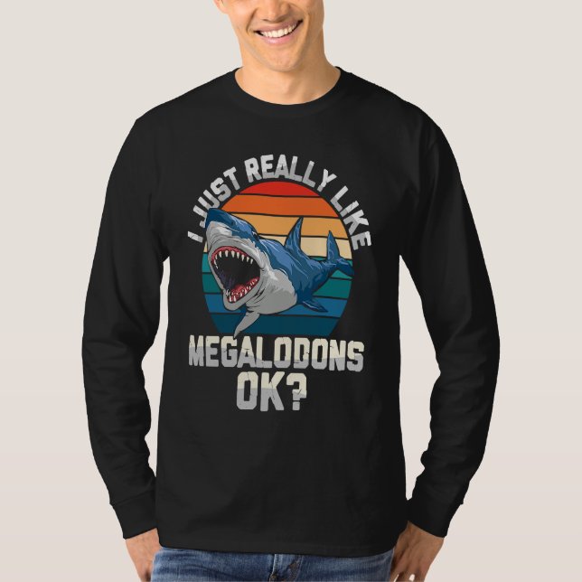 Camiseta Like megalodons ok open water (Anverso)