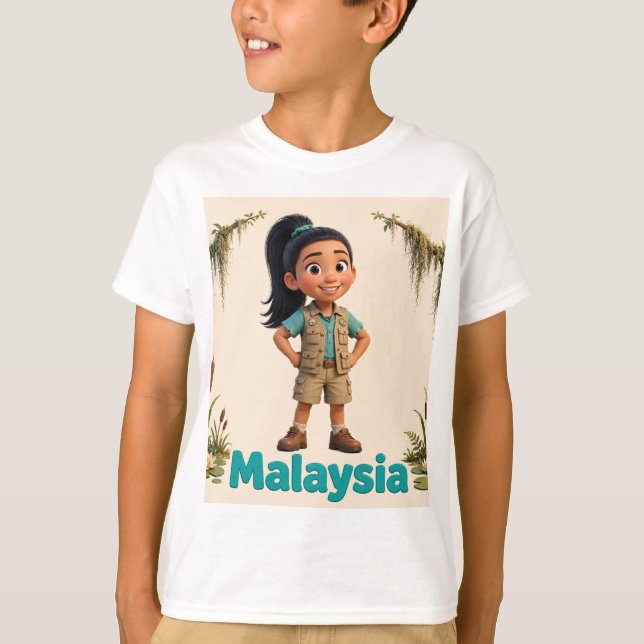 Camiseta Lil' Bayou Explorers Malasia (Anverso)