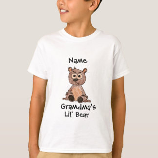 Camiseta "Lil' Bear" de la abuela personalizable