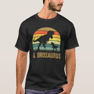 Camiseta lil BroSaurus T Rex Dinosaur lil Bro Saurus