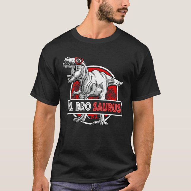 Camiseta Lil Brosaurus T-Rex Matching Funny Lil Bro Saurus (Anverso)