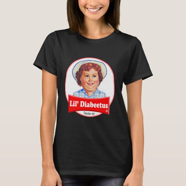 Camiseta Lil Diabetus Diabetes Funerarios Sin Gusto (Anverso)