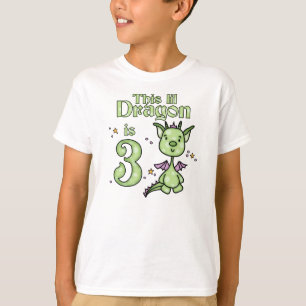 Camiseta Lil Dragon tercer cumpleaños