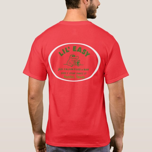 Camiseta Lil' Easy Cajun Garage (Reverso)