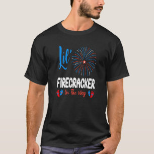 Camiseta Lil' Firecracker En El Camino 4 De Julio Embarazo