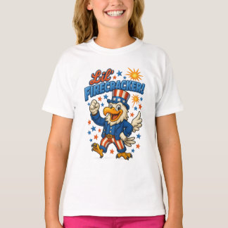 Camiseta  Lil’ Firecracker Freedom Classical Eagle