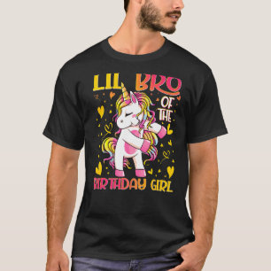 Camiseta Lil hermano de Chica de cumpleaños muere litro Uni