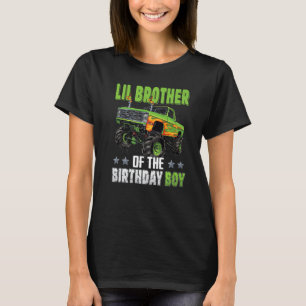 Camiseta Lil Hermano de niño de cumpleaños Monstruo Familia