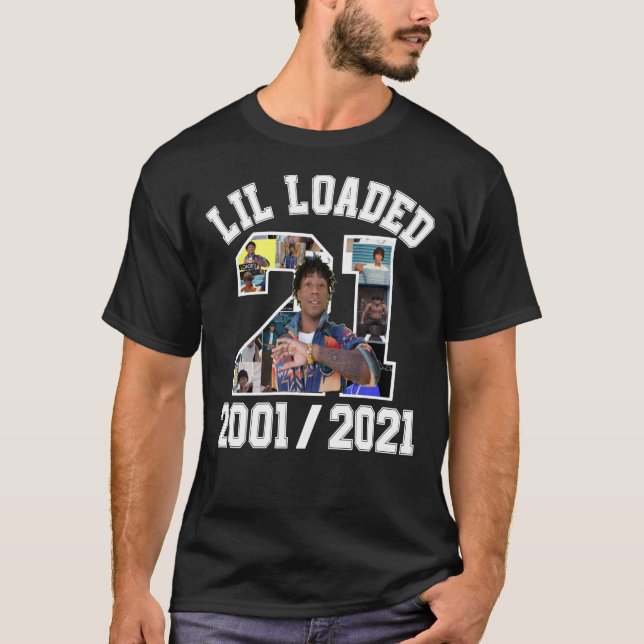 Camiseta Lil Loaded , Raper Lil Loaded Classic T-Shirt (Anverso)