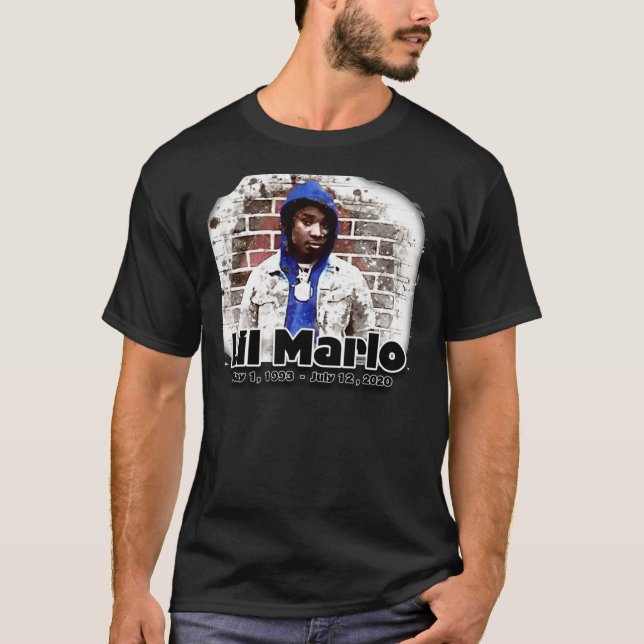 Camiseta Lil Marlo Tribute RIP Essential T-Shirt (Anverso)