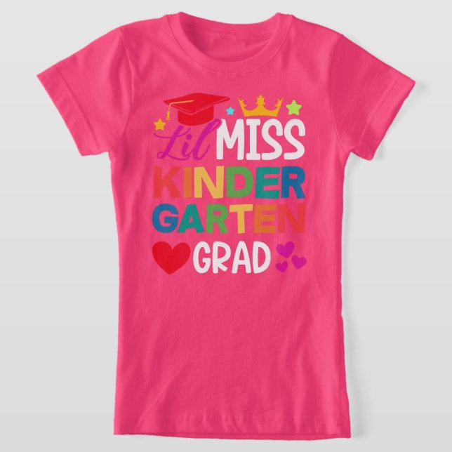 Camiseta Lil Miss Kindergarten Grad (Distribución)
