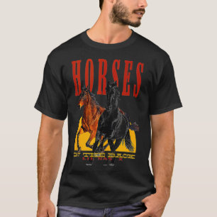 Camiseta Lil Nas X Caballos Oficiales en la parte superior 