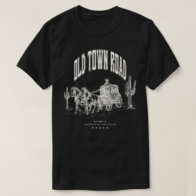 Camiseta Lil Nas X Official Old Town Road Wagon Sweatshirt (Diseño del anverso)