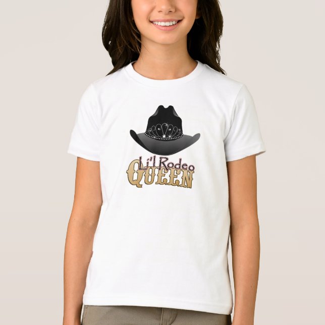 Camiseta Li'l Rodeo Queen Cowgirl (Anverso)