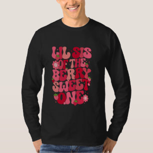 Camiseta Lil Sis De Berry Sweet One Strawberry First Bi
