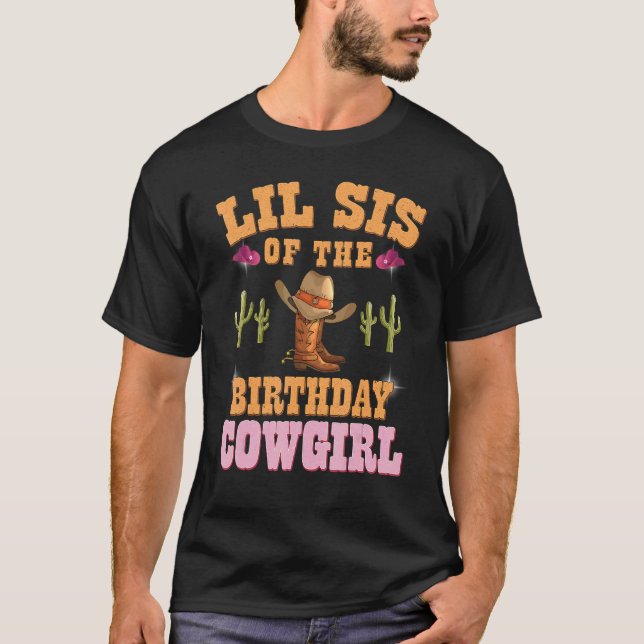 Camiseta Lil Sis De La Noche De Cumpleaños Temática Occiden (Anverso)
