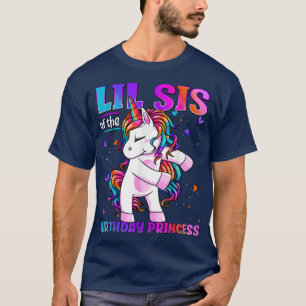 Camiseta Lil Sis de la princesa de cumpleaños que filtra Un