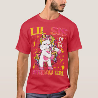 Camiseta Lil Sis del Chica de cumpleaños que filtra litro d