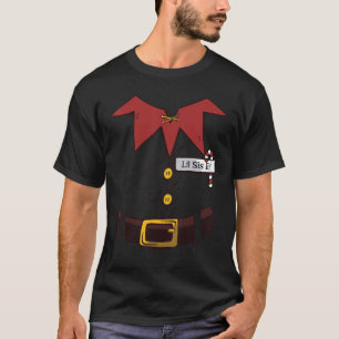 Camiseta Lil Sis Elf Grupo Navidades Familia Lil Si