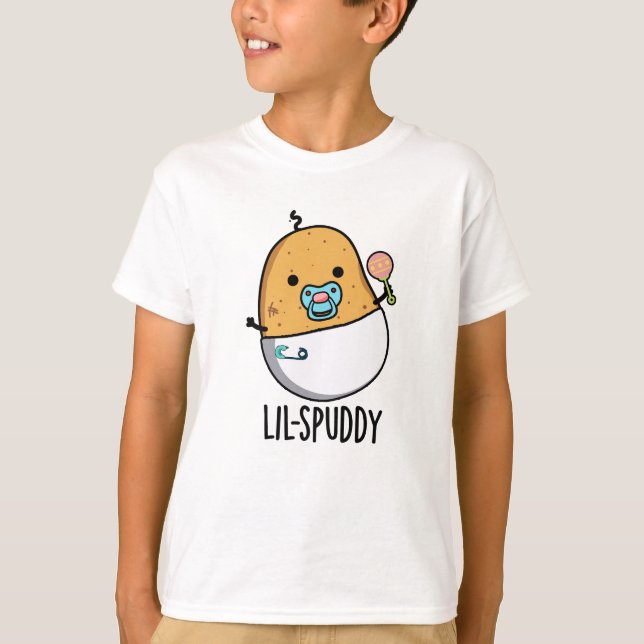 Camiseta Lil-spuddy Funny Potato Pun (Anverso)