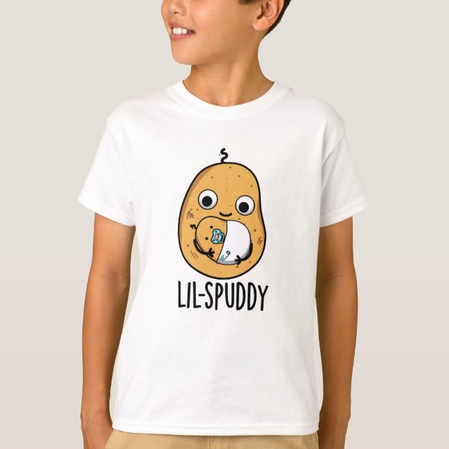 Camiseta Lil Spuddy Funny Potato Pun (Anverso)