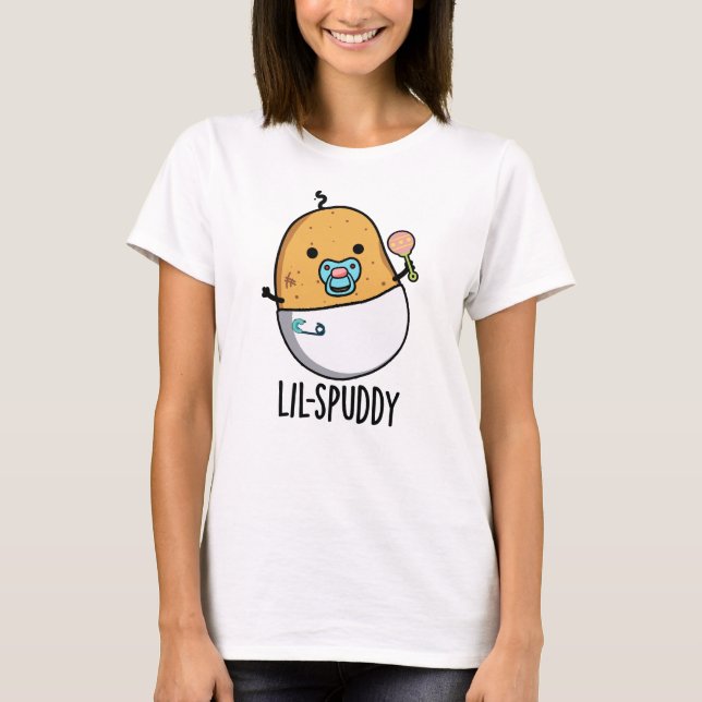 Camiseta Lil-spuddy Funny Potato Pun (Anverso)