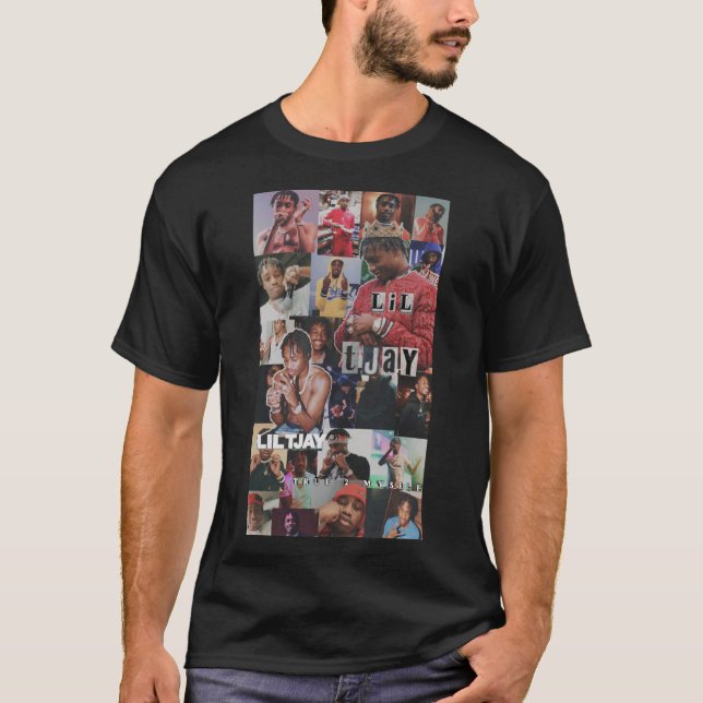 Camiseta Lil Tjay Collage   (Anverso)