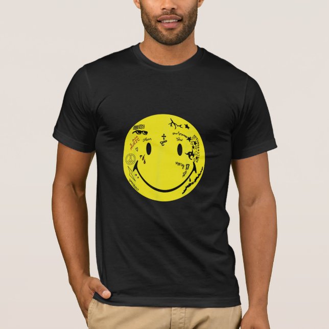 Camiseta Lil Wayne Tattoo Smiley (Anverso)