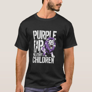 Camiseta Lila por los niños militares León