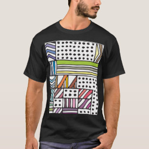 Camiseta Lilac Beige-Lacio: Vintage sin foco