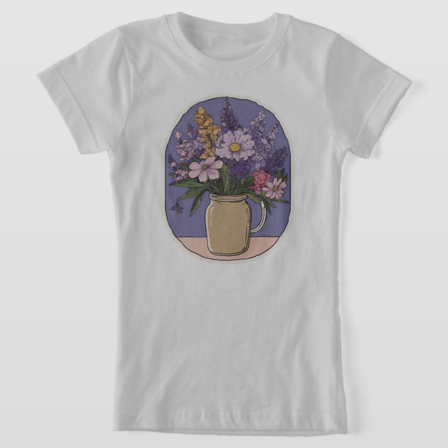 Camiseta Lilac Bloom Jar (Distribución)