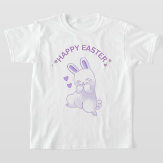 Camiseta Lilac "Feliz Pascua A Todos"