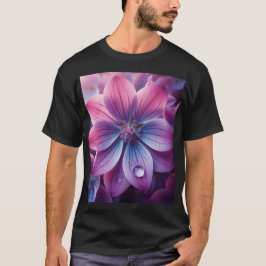 Camiseta Lilac Floral Púrpura y Rosa