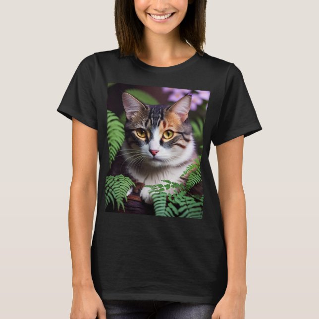 Camiseta Lilah el Tortoiseshell: un gato bello (Anverso)