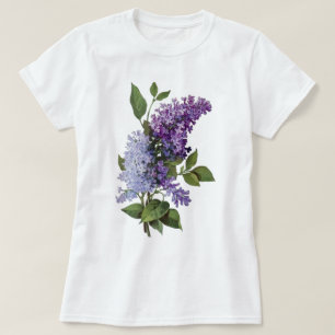 Camiseta Lilas del vintage