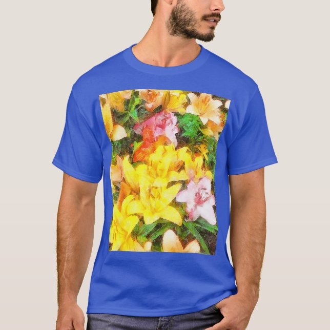 Camiseta Lilies Amor y Agua Clara Arte (Anverso)