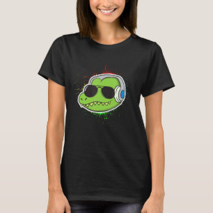 Camiseta Liligador Guay Con Alligador De Auriculares