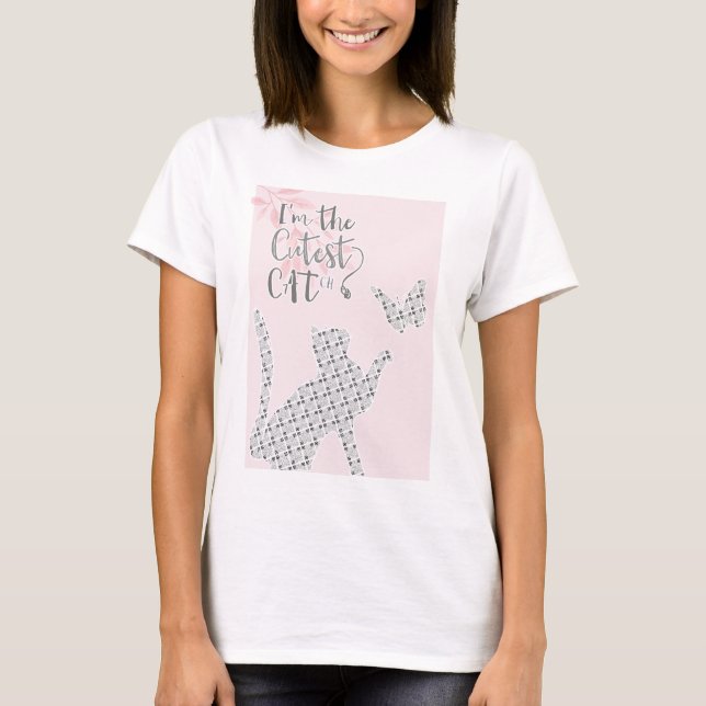 Camiseta Lil'Inspirations #15 - I'm the cutest CATch (Anverso)