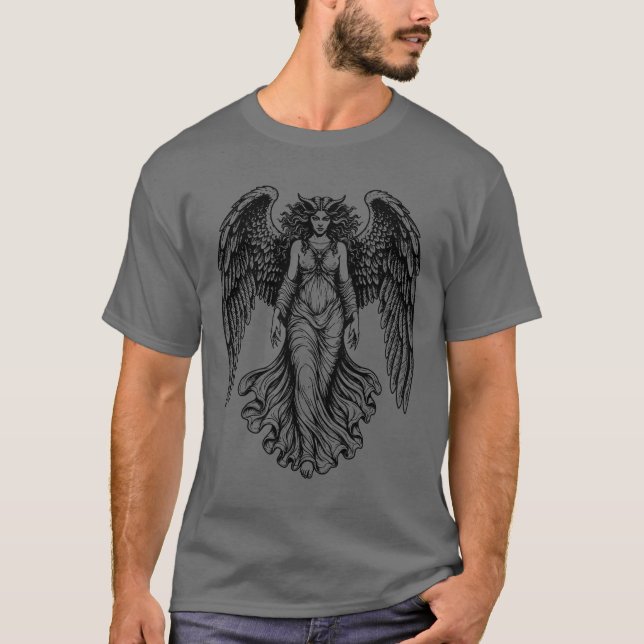 Camiseta Lilith ángel caído (Anverso)