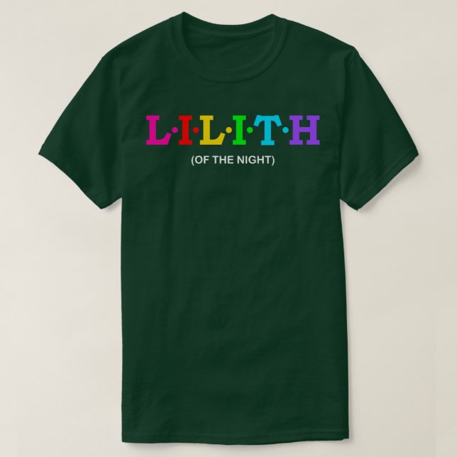 Camiseta Lilith De La Noche (Diseño del anverso)