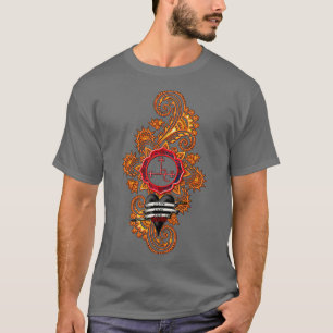 Camiseta Lilith Sigil y Fire Mandala