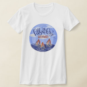 Camiseta Lilly en la ciudad, las damas se adaptan a la cami