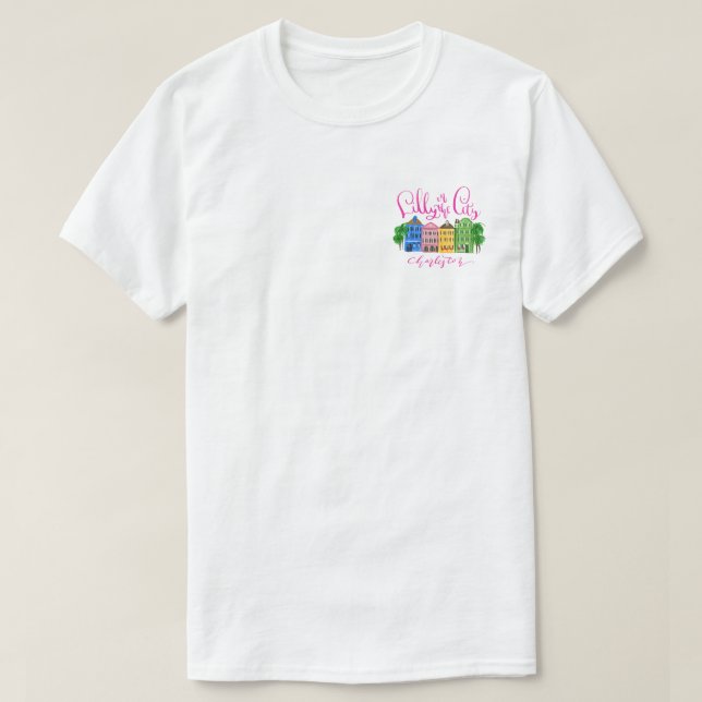 Camiseta Lilly in the City - Charleston (Diseño del anverso)