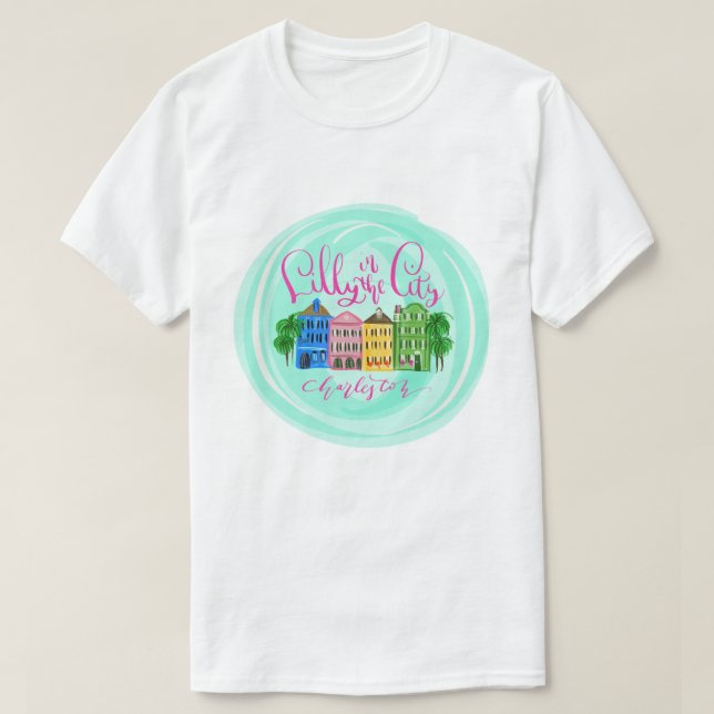 Camiseta Lilly in the City - Charleston (Diseño del anverso)